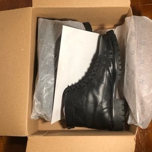 Peter Werth Oldman Monkey Black Laceup Combat Boots Size 11 Men’s